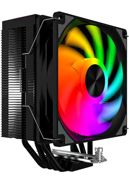 Mt4-V3 12CM Colorful Fan 4pin + 4 Borulu Premium Siyah Cpu Fan