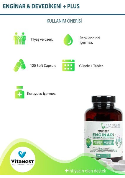 Enginar Plus120 Softjel Kapsül 1800 Mg modelleri