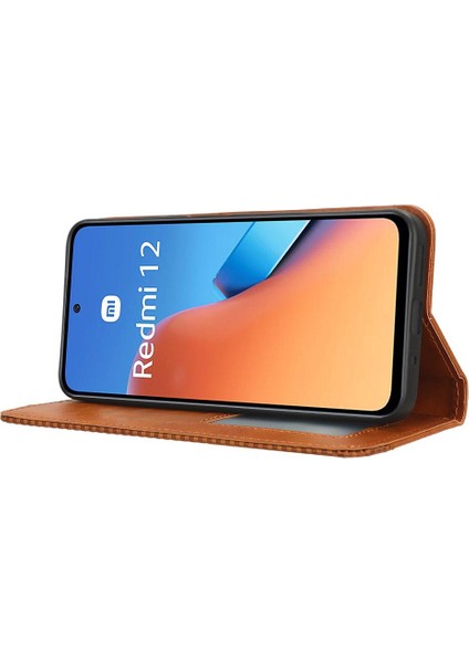 Xiaomi Redmi Not 12 4g Cüzdan Pu Deri Manyetik Kapatma (Yurt Dışından)