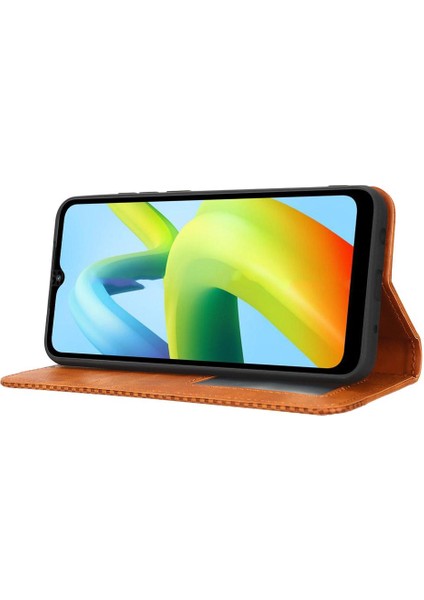 Xiaomi Redmi A1 Artı Pu Deri Manyetik Kapatma Cüzdan (Yurt Dışından)