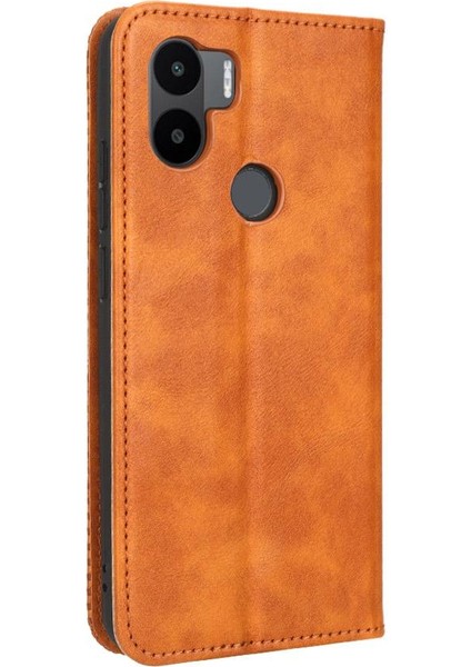 Xiaomi Redmi A1 Artı Pu Deri Manyetik Kapatma Cüzdan (Yurt Dışından)