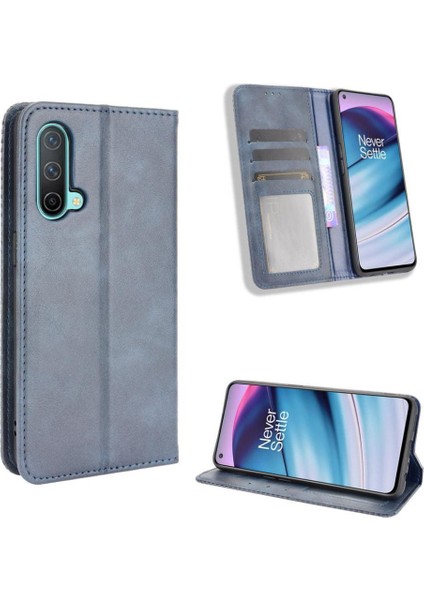 Oneplus Nord Ce 5g Manyetik Kapatma Pu Deri Cüzdan Için Kılıf (Yurt Dışından)