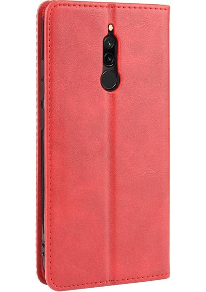 Xiaomi Redmi 8 Cüzdan Manyetik Kapatma Pu Deri Kılıf (Yurt Dışından)