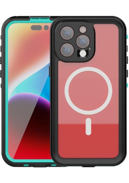 Iphone 15 Için Pro Max 12FT Askeri Darbeye Su Geçirmez Dahili Telefon Kılıfı (Yurt Dışından)