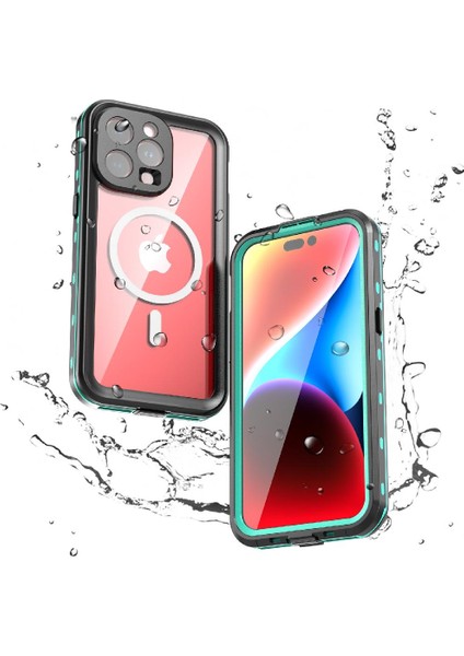 Iphone 15 Için Pro Max 12FT Askeri Darbeye Su Geçirmez Dahili Telefon Kılıfı (Yurt Dışından)