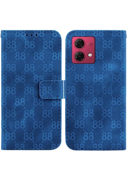 Motorola Moto G84 5g Için Pu Deri Cüzdan Kickstand 8 Telefon Kılıfı (Yurt Dışından)