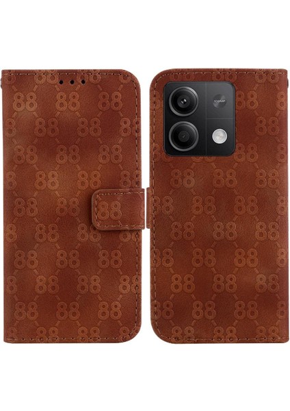 Xiaomi Redmi Not 13 5g Pu Deri Kart Tutucu Çift 8 Telefon Kılıfı (Yurt Dışından)
