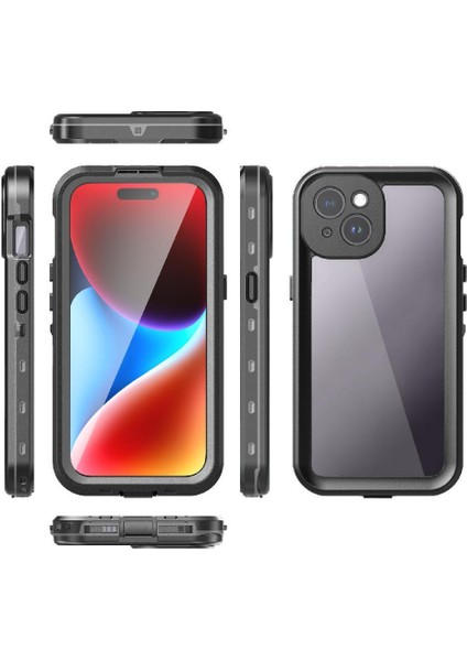 Iphone 15 Için Su Geçirmez IP68 Su Geçirmez Tam 12FT Askeri Inşa Telefon Kılıfı (Yurt Dışından)