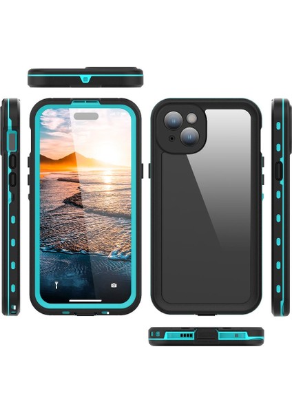 Iphone 15 Artı IP68 Su Geçirmez Tam Su Geçirmez Dahili Ekran Telefon Kılıfı (Yurt Dışından) indirimleri