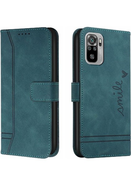 Xiaomi Redmi Not 10 4g/not 10S El Kayışı Flip Folio Kart Telefon Kılıfı (Yurt Dışından)
