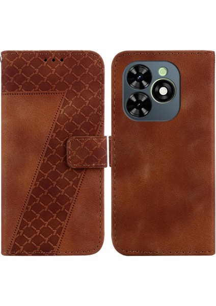 Tecno Spark Go 2024 Için Pu Deri Flip Folio Cüzdan Kart Telefon Kılıfı (Yurt Dışından)