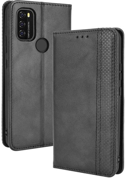 Blackview A70 Manyetik Kapatma Pu Deri Cüzdan Için Telefon Kılıfı (Yurt Dışından)