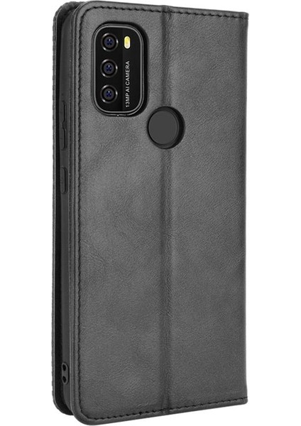 Blackview A70 Manyetik Kapatma Pu Deri Cüzdan Için Telefon Kılıfı (Yurt Dışından)