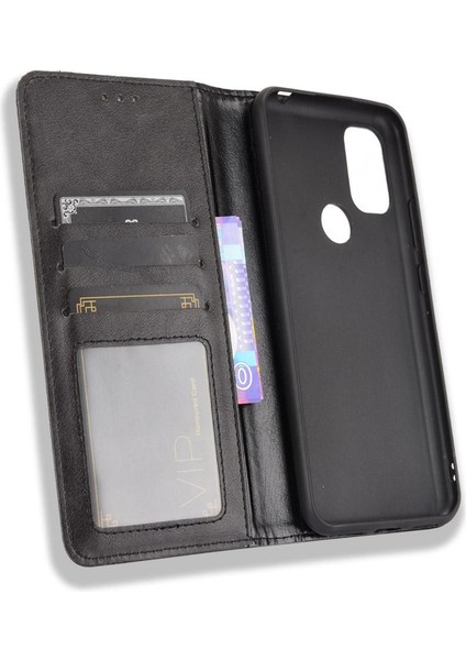Blackview A70 Manyetik Kapatma Pu Deri Cüzdan Için Telefon Kılıfı (Yurt Dışından)