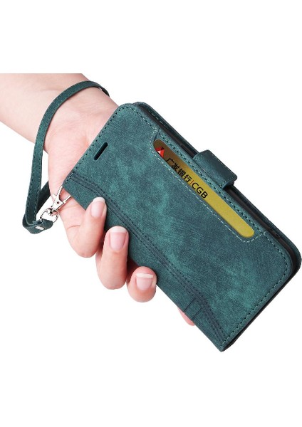 Samsung Galaxy M53 5g Tpu Deri Manyetik Kart Yuvaları Cüzdan Flip Telefon Kılıfı (Yurt Dışından) fırsatları