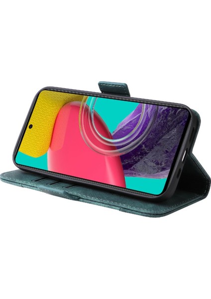 Samsung Galaxy M53 5g Tpu Deri Manyetik Kart Yuvaları Cüzdan Flip Telefon Kılıfı (Yurt Dışından) indirimleri