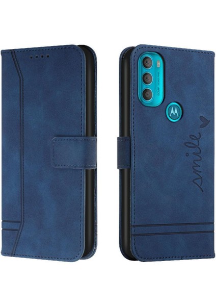 Motorola Moto G71 5g El Kayışı Kart Yuvaları Için Manyetik Telefon Kılıfı (Yurt Dışından)