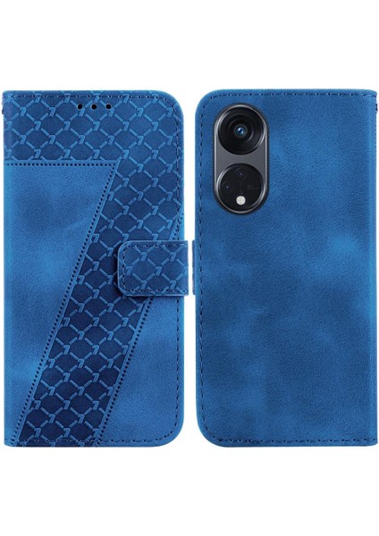 Oppo Phone 8t 5g Için Kabartmalı Desen Cüzdan Flip Folio Pu Telefon Kılıfı (Yurt Dışından)