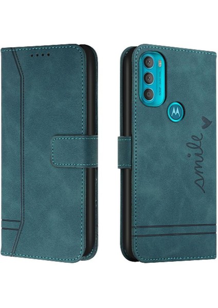 Motorola Moto G71 5g El Kayışı Kart Yuvaları Için Manyetik Telefon Kılıfı (Yurt Dışından)