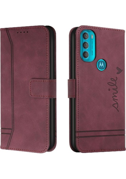 Motorola Moto G71 5g El Kayışı Kart Yuvaları Için Manyetik Telefon Kılıfı (Yurt Dışından)