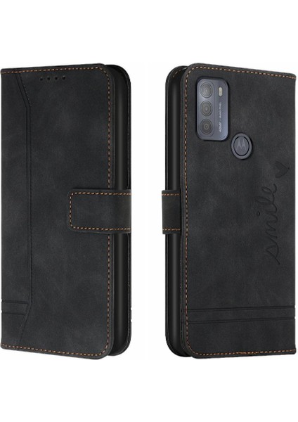 Motorola Moto G50 Kart Yuvaları Için Manyetik Kapatma Flip Pu Telefon Kılıfı (Yurt Dışından) indirimleri
