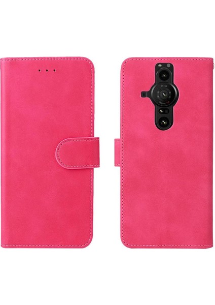 Kart Tutucu Kickstand Tam Koruma ile Sony Xperia Pro-I Için Telefon Kılıfı (Yurt Dışından)