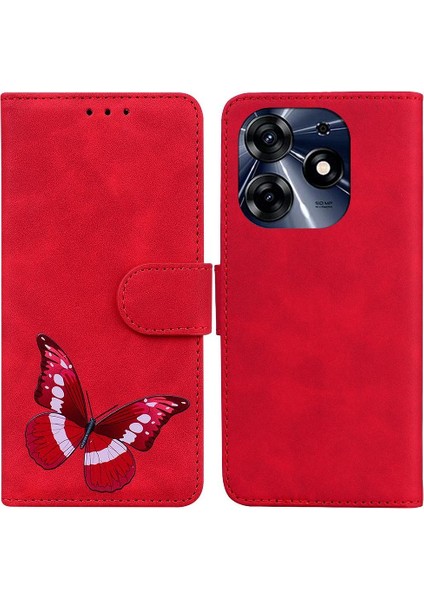 Tecno Spark 10 Pro Renk Baskılı Flip Folio Kart Yuvaları Için Telefon Kılıfı (Yurt Dışından)