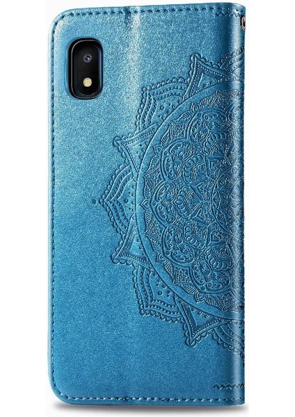 Samsung A10E Için Deri Çevirin Zarif Desen Darbeye Telefon Kılıfı (Yurt Dışından)