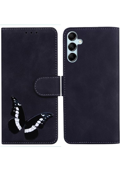 Samsung Galaxy M14 5g Kart Yuvaları Için Renk Baskılı Kelebek Flip Telefon Kılıfı (Yurt Dışından)