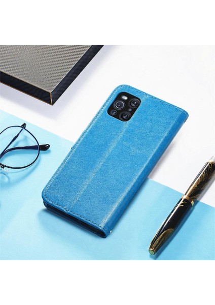 Oppo Bulmak Için X3 Pro Dört Yapraklı Yonca Flip Kısa Kayış Iş Telefon Kılıfı (Yurt Dışından) fırsatları