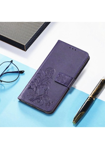 Oppo Bulmak Için X3 Pro Dört Yapraklı Yonca Flip Kısa Kayış Iş Telefon Kılıfı (Yurt Dışından) modelleri