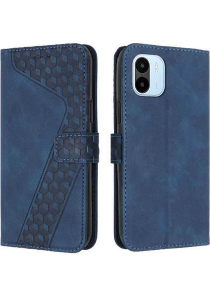 Xiaomi Redmi A1 Kart Yuvaları Için Flip Folio Kickstand Telefon Kılıfı (Yurt Dışından)