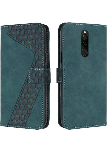 Xiaomi Redmi 8/8A Kart Yuvaları Flip Folio Manyetik Telefon Kılıfı (Yurt Dışından)