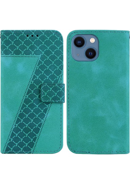 iphone 14 Flip Folio Cüzdan Kart Yuvası Fonksiyonu Pu Telefon Kılıfı (Yurt Dışından)