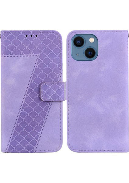 Iphone 15 Için Telefon Kılıfı Artı Kart Yuvası Fonksiyonu Pu Deri Flip Folio (Yurt Dışından)