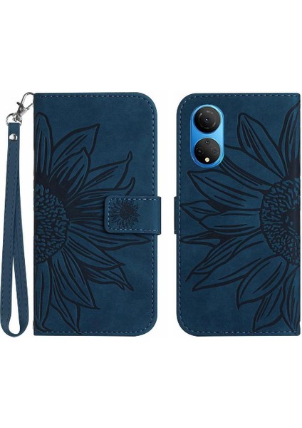 Onur X7 Flip Cüzdan Telefon Kılıfı Için Kılıf ile Lüks Pu Deri Kabartmalı (Yurt Dışından)