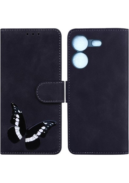 Tecno Pova 5 Renk Baskılı Kart Yuvaları Için Kılıf Kelebek Cüzdan Flip Folio (Yurt Dışından)