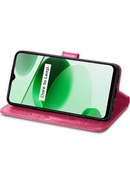 Realme C35 Zarif Iş Kısa Kayış Dört Yapraklı Yonca Durumda (Yurt Dışından) modelleri