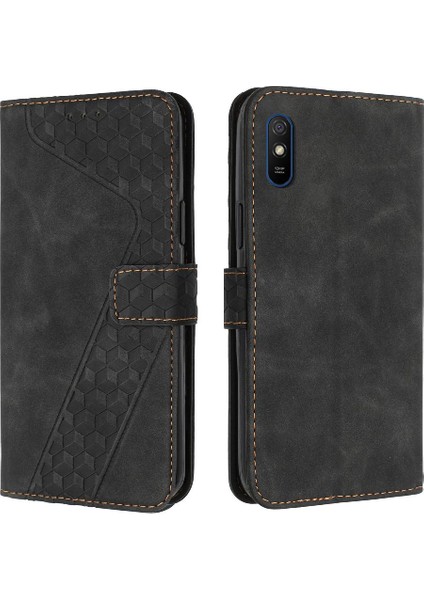 Xiaomi Redmi 9A Kart Yuvaları Için Telefon Kılıfı Kapak Cüzdan Kickstand Çevirin (Yurt Dışından)