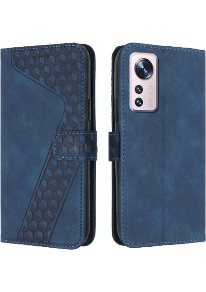 Telefon Kılıfı Için Xiaomi 12 Lite Manyetik Cüzdan Çevir Folio Kart Yuvaları Kapak (Yurt Dışından)