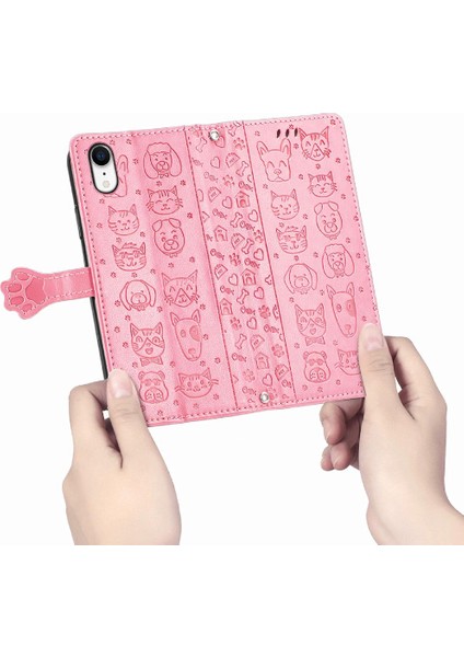 Iphone Xr Flip Kapak Kılıf Için Kılıf Kısa Kayış Karikatür Hayvanlar (Yurt Dışından) modelleri