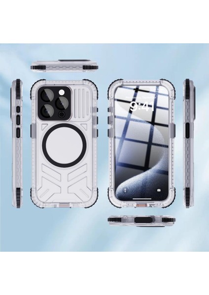 Iphone 15 Pro Max Ekran Koruyucu IP68 Su Geçirmez Tam 12FT (Yurt Dışından)