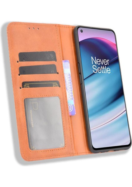 Oneplus Nord Ce 5g Manyetik Kapatma Pu Deri Cüzdan Için Kılıf (Yurt Dışından) indirimleri