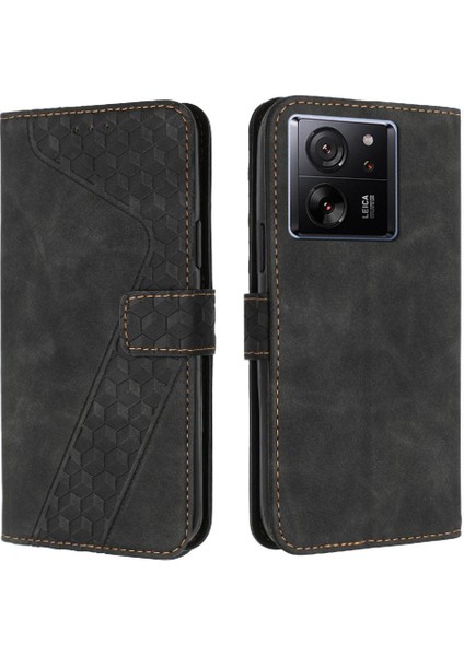 Telefon Kılıfı Için Xiaomi 13T/13T Pro Flip Folio Manyetik Cüzdan Kart Yuvaları (Yurt Dışından)