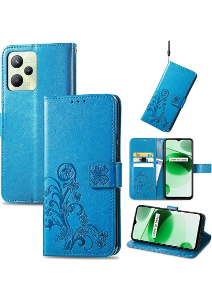 Realme C35 Zarif Iş Kısa Kayış Dört Yapraklı Yonca Durumda (Yurt Dışından) modelleri