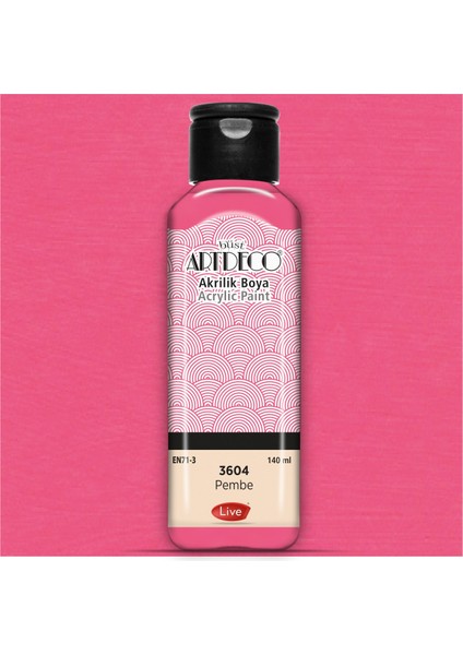 Akrilik Boya 140 Ml Pembe