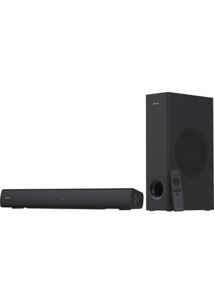 Stage V2 2.1 160W Kablosuz Bluetooth 5.3- Soundbar Ev Sinema ve Ses Sistemi