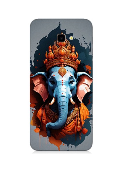 Samsung Galaxy J4 Plus Uyumlu Ganesha Ganeşa Desenli Silikon Kılıf