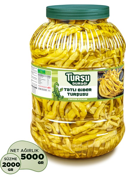 Turşu Durağı Tatlı Biber Turşusu 5 kg