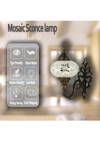 Otantik Mozaik Aplik Dekoratif Mozaik Lamba fırsatları